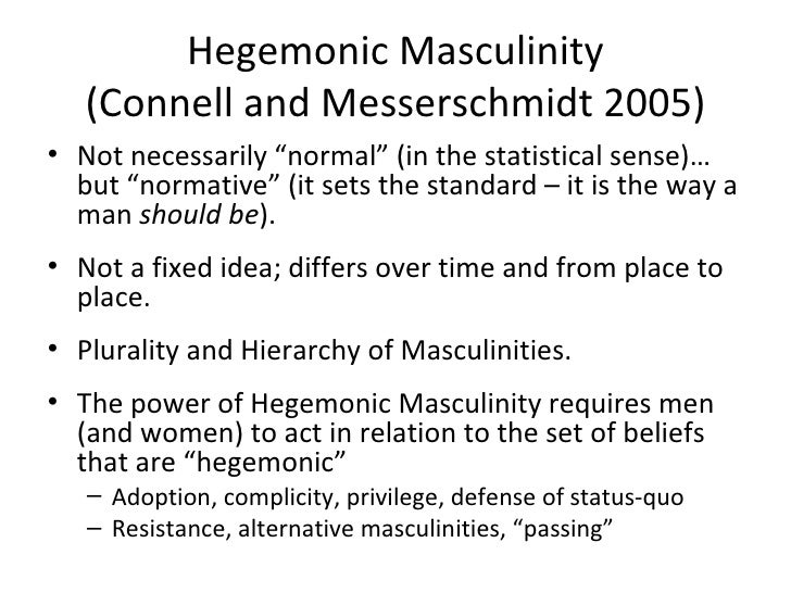 sc2220 lecture 4 2009 hegemonic masculinity