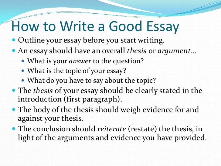 How to write a good lecture