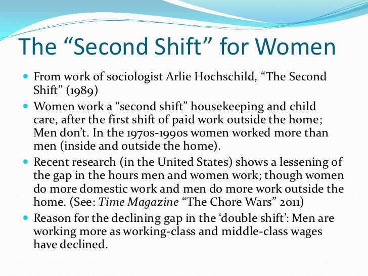 what is second shift in sociology what is second shift in sociology