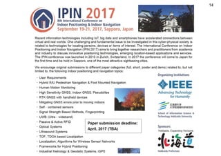 IPIN2017
14
 