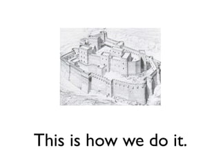 This is how we do it.
 