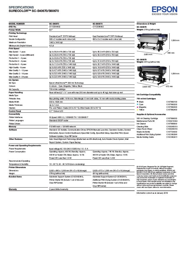 Mesin Digital Printing Epson SureColor SC-40670/60670