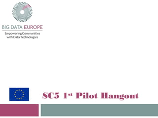SC5 1st
Pilot Hangout
 