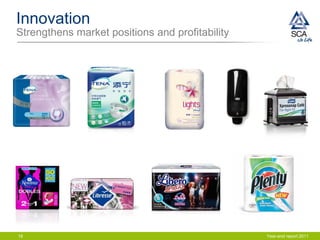 Innovation
Strengthens market positions and profitability




18                                               Year-end report 2011
 