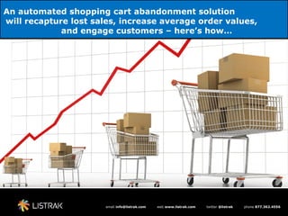 Shopping Cart Abandonment - 12 Tips to Improve Online Sales Conversions ...