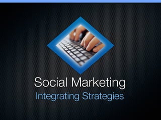 Social Marketing
Integrating Strategies
 