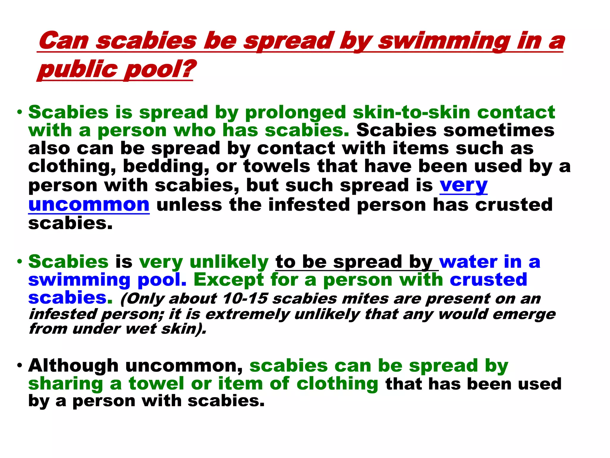 Scabies | PPTX