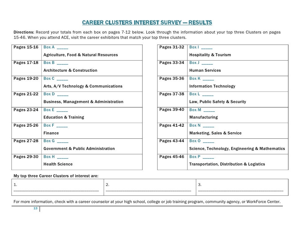 2009 career exploration resource guide career exploration resources