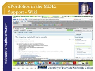 ePortfolios: Exampleswww.netvibes.com/stellaportoumuc.academia.edu/StellaPorto