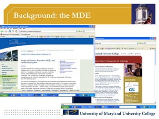Background: the MDE 