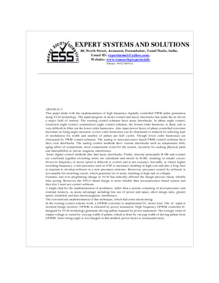 Scada for power system automation - Power Systems final year Project | PDF