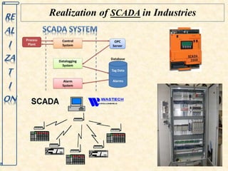 Realization of SCADA in Industries 
 