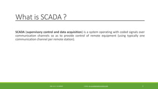Scda Eng scada system | PPTX