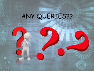 ANY QUERIES??
 