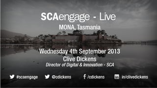 SCAengage - live