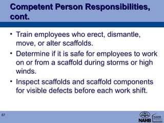 Scaffold and Ladder Safety Training | PPT