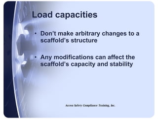 Scaffold Safety Part 2 | PPT