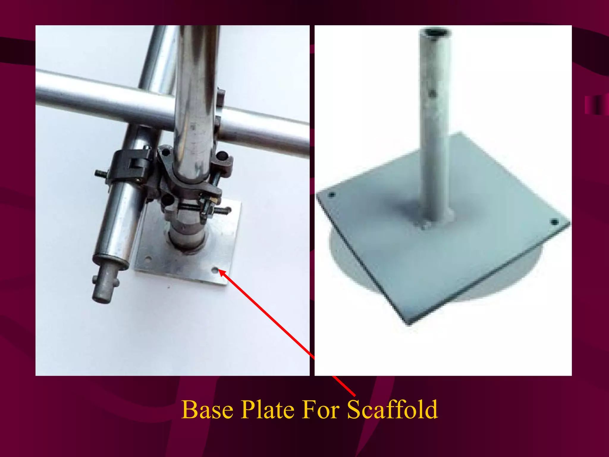 Base Plate For Scaffold
 