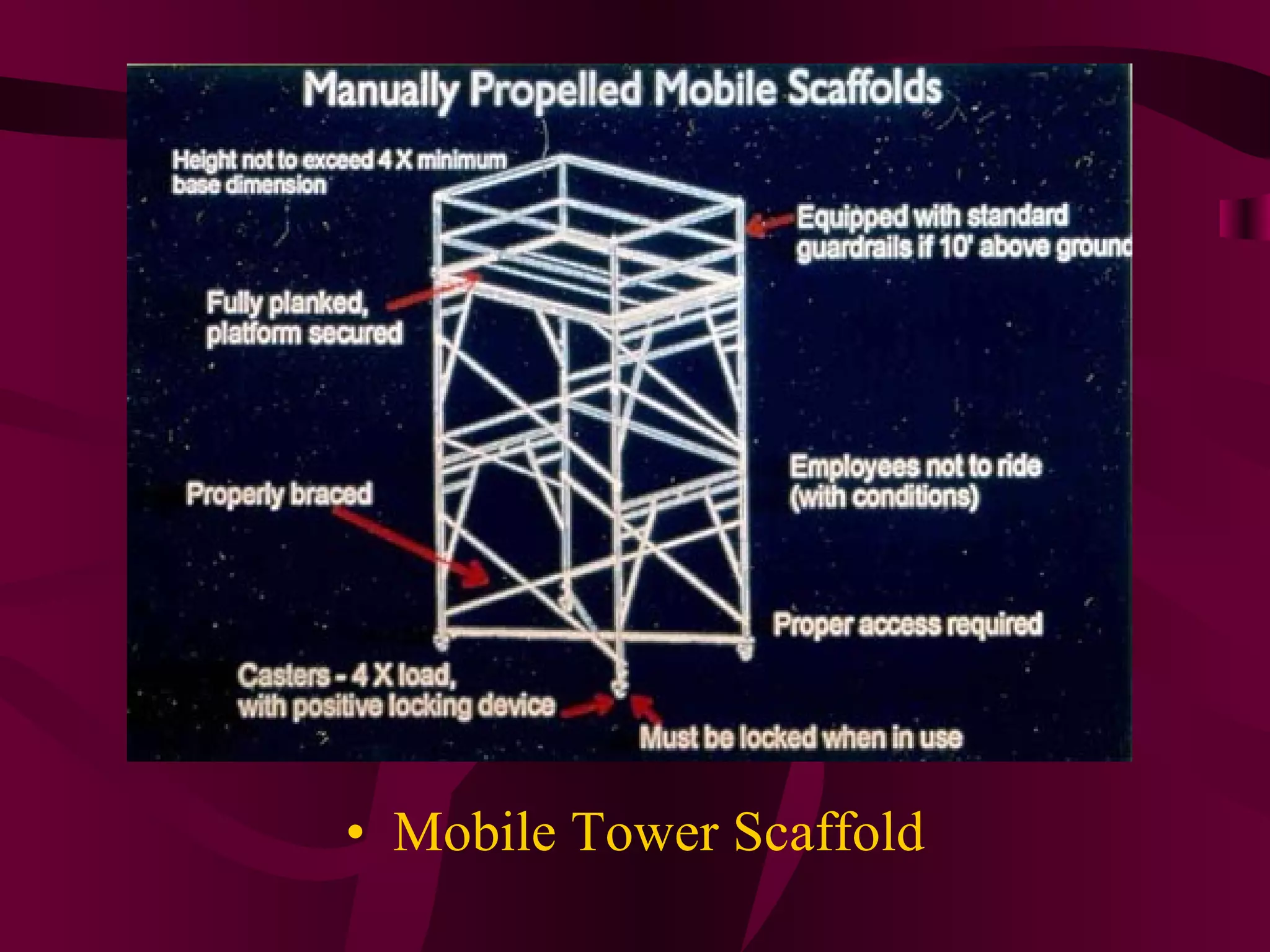 • Mobile Tower Scaffold
 