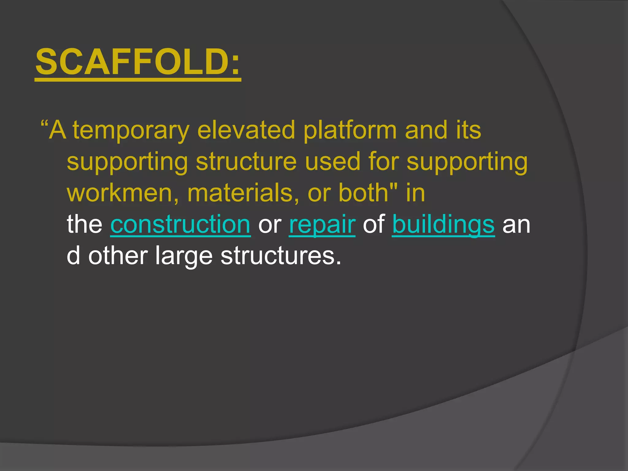 Scaffolding | PPT | Climbing | Extreme Sports