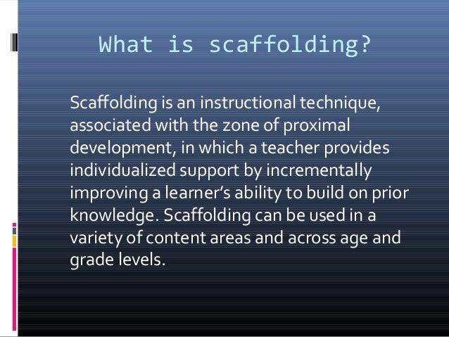 definition of scaffold