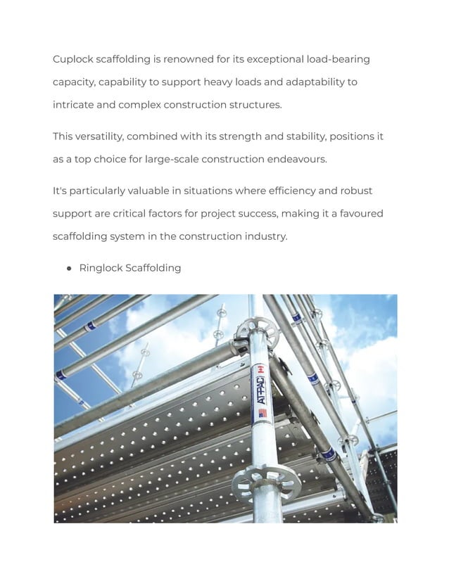 Scaffolding- Everything You Need to Know | PDF