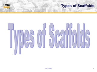 USA (v. 2008) 8
Types of Scaffolds
 