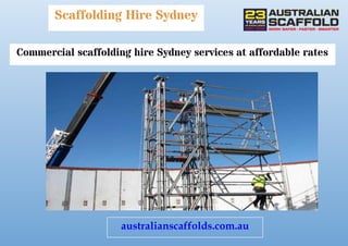 Scaffolding Hire Sydney
Commercial scaffolding hire Sydney services at affordable rates
australianscaffolds.com.au
 