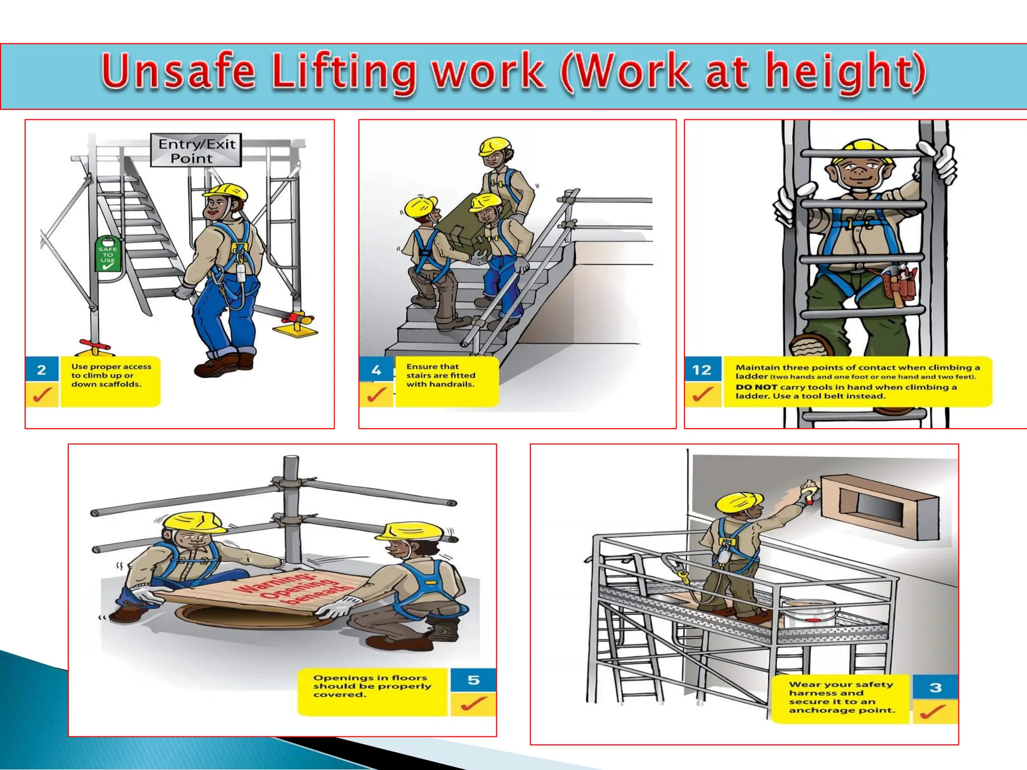 Scaffolding Safety at construction area. | PDF