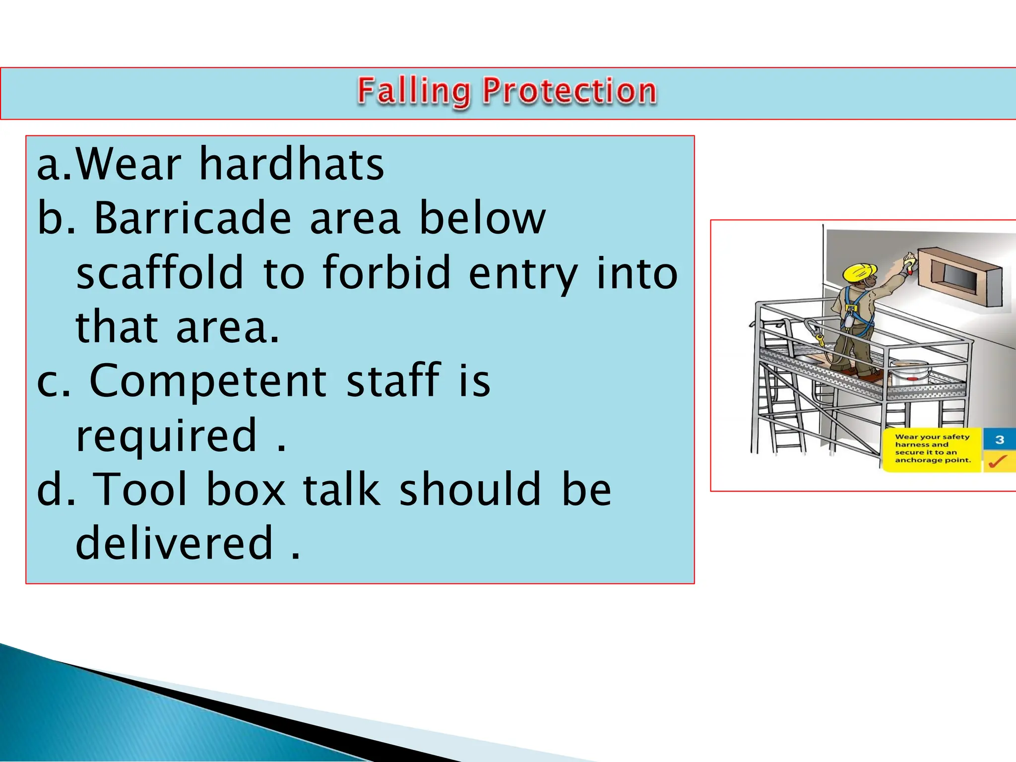 Scaffolding Safety at construction area. | PDF