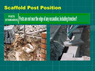Scaffold Post Position
 