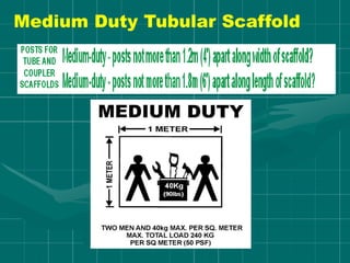 Medium Duty Tubular Scaffold
 