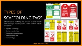 Scaffolding Tags & Holders - Strengthening Safety, Inspection, and ...