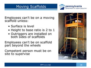 Scaffolds Training by Pennsylvania L&I