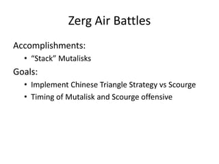 Lanchester’s lawsGoals:Split units into several independent groups for local advantage situations