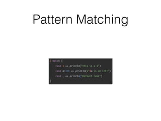 Short and fast introduction to Scala | PPT