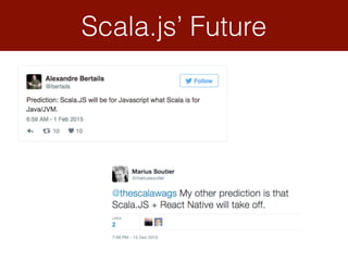 Scala.js’ Future
 