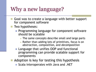 scala.ppt | Programming Languages | Computing