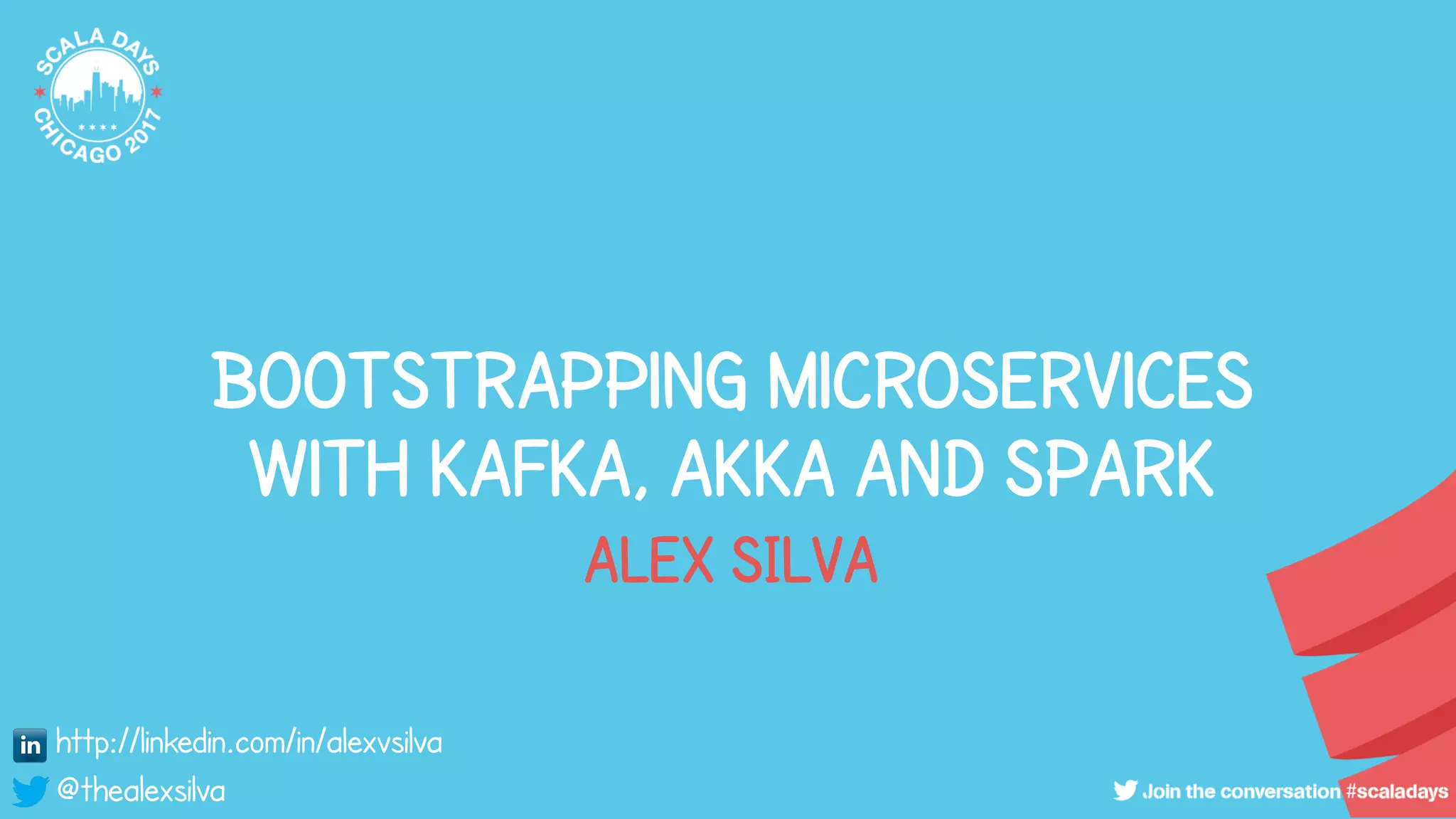 Bootstrapping Microservices with Kafka, Akka and Spark PPT