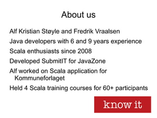Intro to Scala Basic syntax 