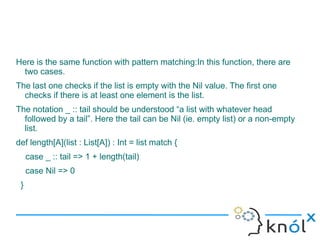 Introducing Pattern Matching in Scala | PDF