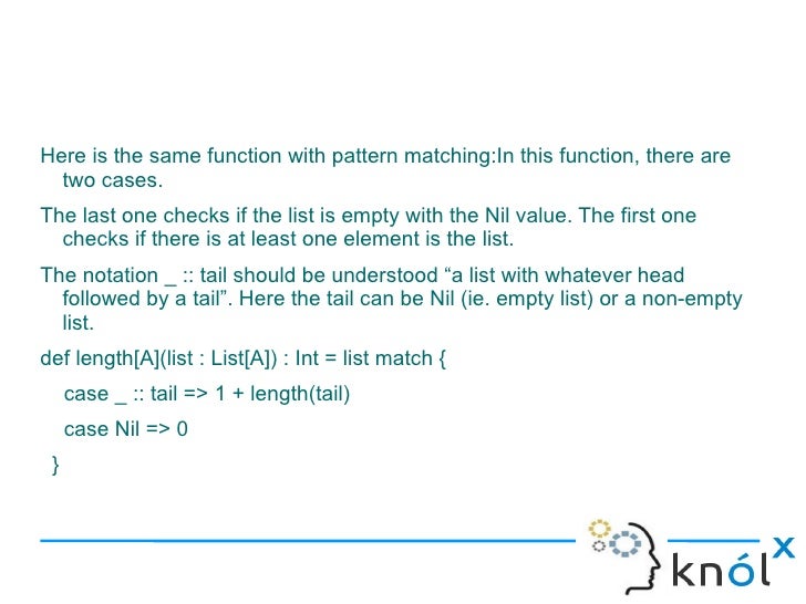 Scala Pattern Matching On Array | introducing pattern matching in scala Scala Pattern Matching On Array | introducing pattern matching in scala