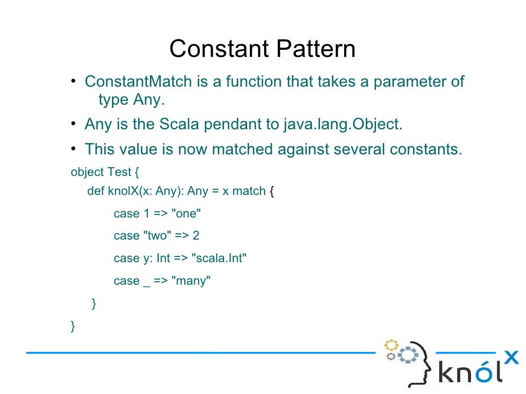 Introducing Pattern Matching in Scala