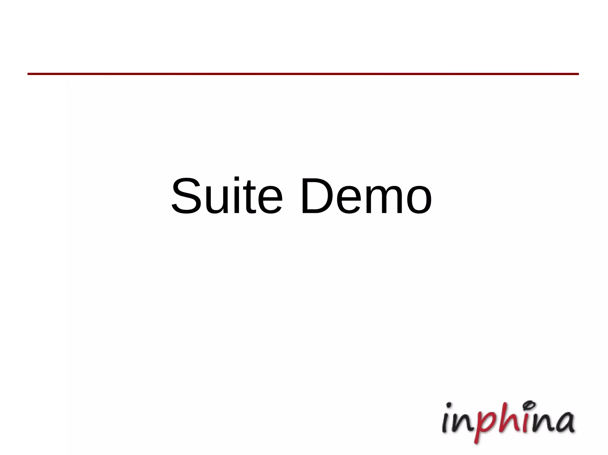Suite Demo
 