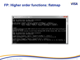 22Intro to Spark: Intro to Scala | 7/9/2014
FP: Higher order functions: flatmap
 