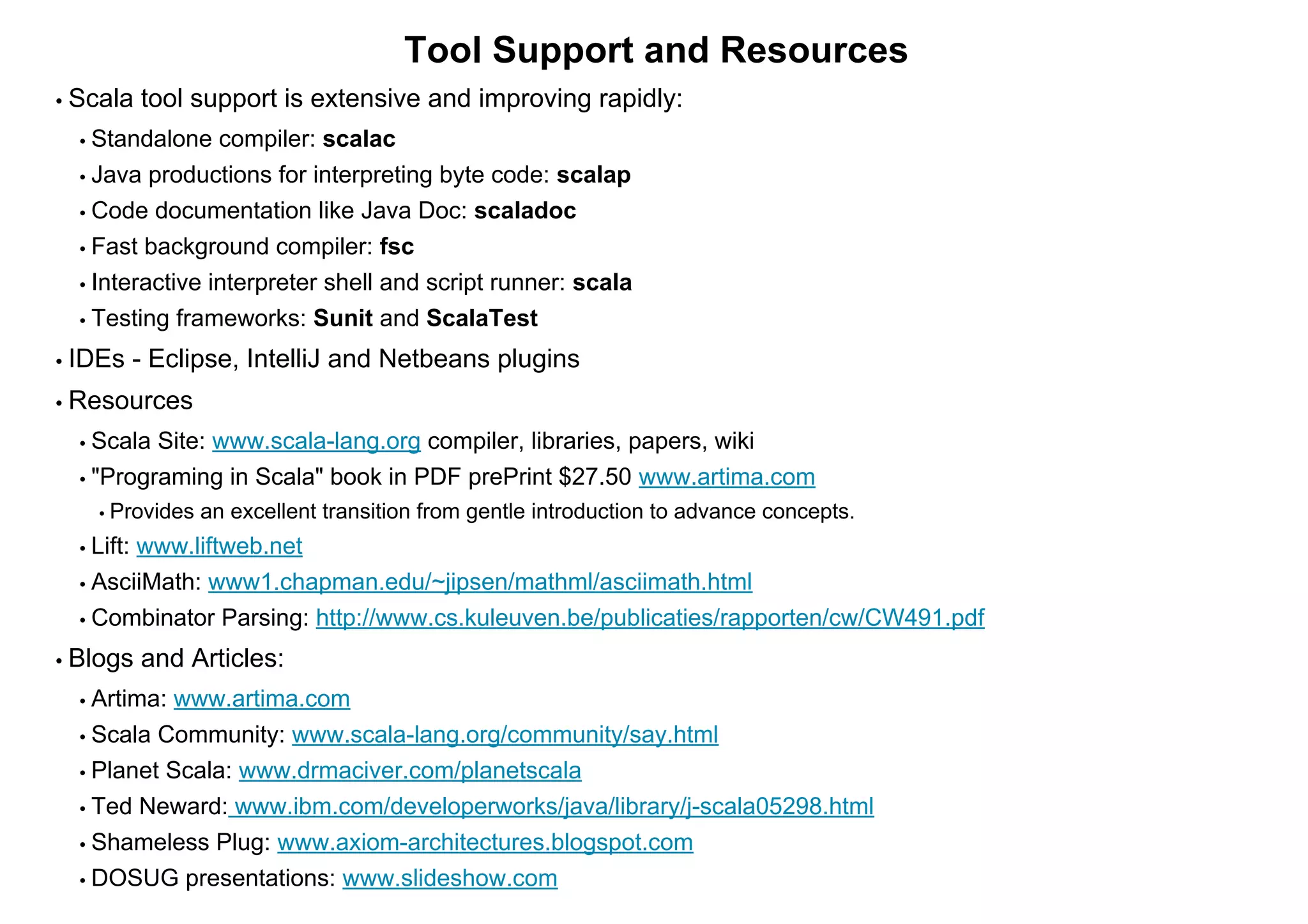 DOSUG Scala Basic Concepts 0805