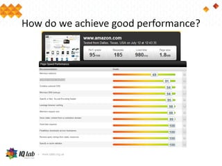 How do we achieve good performance?
 
