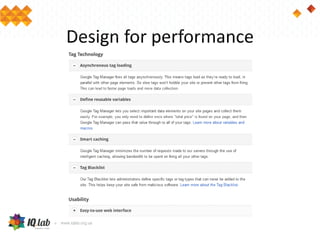 Design for performance
 
