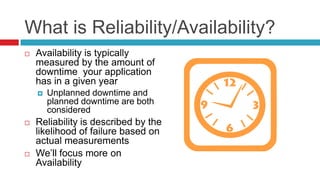 Scalability and Reliability in the Cloud | PPTX