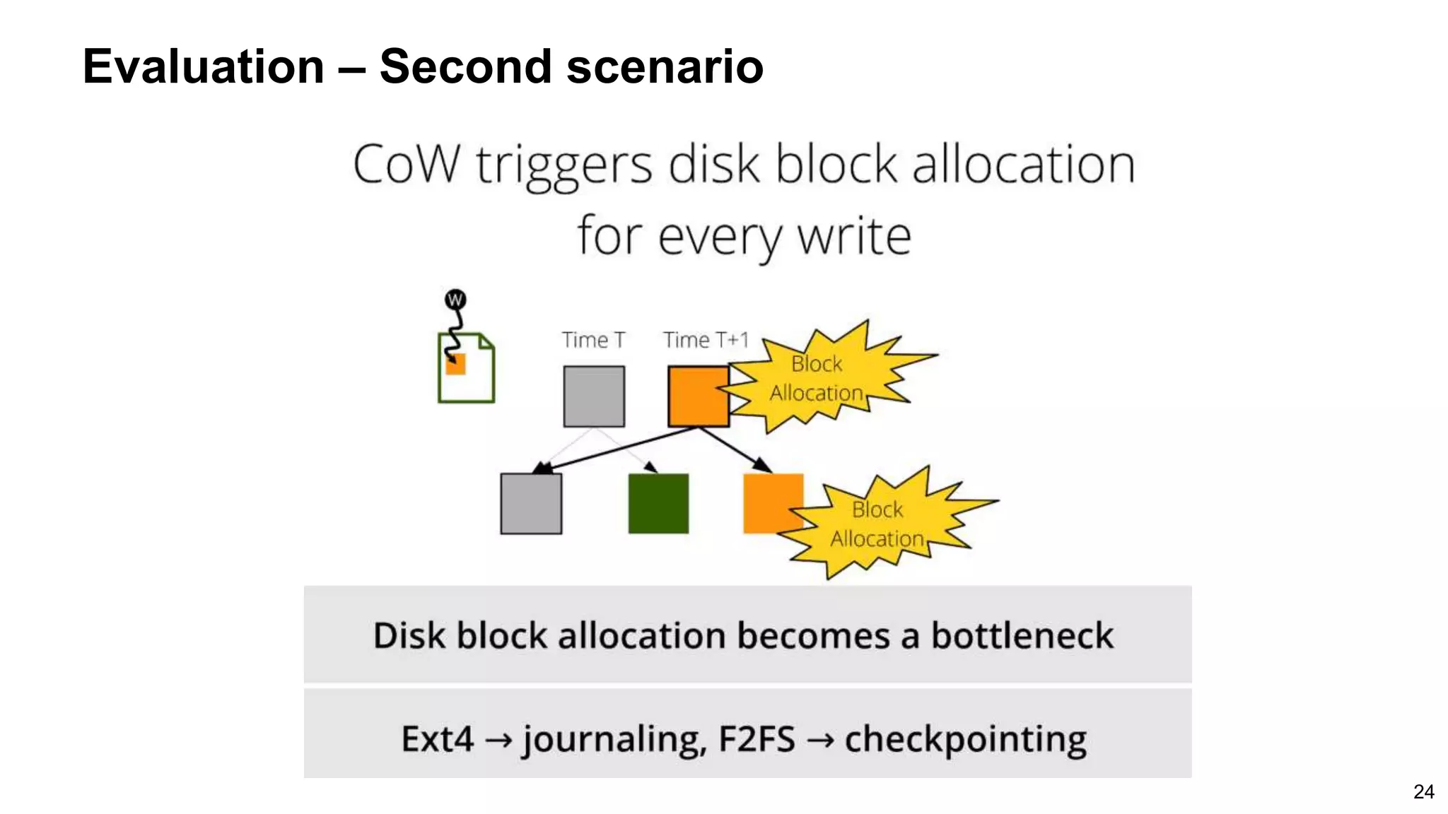 24
Evaluation – Second scenario
 